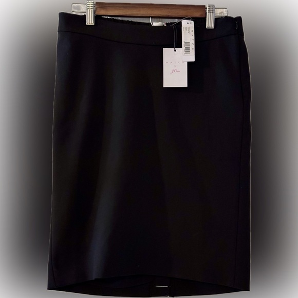 NEW HATCH X J.Crew No. 2 Pencil Skirt Size 0/XS Black Maternity Workwear - Picture 1 of 6